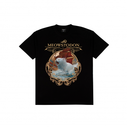 Футболка CATS AND METAL «Meowstodon Catiathan»
